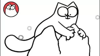 Snow Cat - Simon's Cat (A Festive Special) | BLACK & WHITE