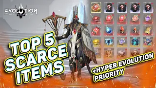 Top 5 Most Scarce and Valuable Items | Eternal Evolution