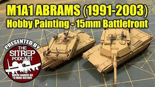 Hobby Painting on M1A1 Abrams (1991-2003) 15mm