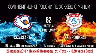 28/11/18/«СТАРТ»НИЖНИЙ НОВГОРОД-«РОДИНА»КИРОВ/СУПЕРЛИГА/2018-19/