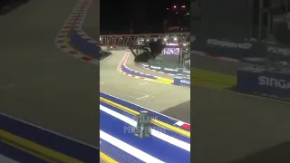 Stroll Singapore 2023 Crash 😯😯 #f1 #viral #racing #shorts