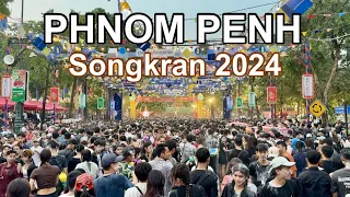 Phnom Penh Songkran Festival 2024 - Cambodian New Year [4K]