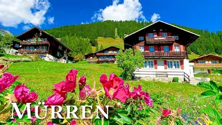 Mürren is a stunning Swiss village with Jungfrau views! 🇨🇭 Switzerland 4K