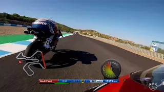 On board Andi Farid QP Circuito de Jerez FIM CEV Repsol