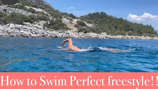 HOW TO SWIM PERFECT FREESTYLE!!