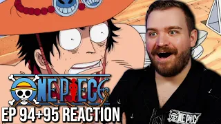 An ACTUAL Big Bro?!? | One Piece Ep 94+95 Reaction & Review | Alabasta Arc