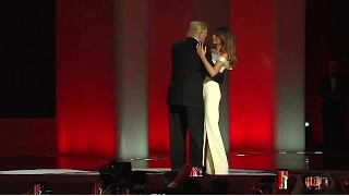 Donald and Melania Trump have 1st dance at inauguration ball