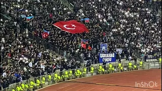 Qarabağ-Olimpiyakos maçı: Azerbaycanlı genclerden yunan taraftarına füze ATATÜRK🇹🇷🇦🇿 #qarabağfk