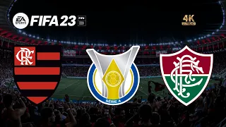 Flamengo x Fluminense | FIFA 23 Gameplay | Brasileirão 2023 [4K 60FPS]