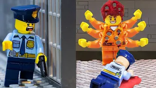 OMG! Escape of the Immortal Prisoner - A Police Nightmare! Lego Stop Motion