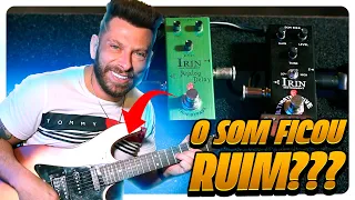 USEI MINHA PIOR GUITARRA PARA TESTAR OS PEDAIS DO ALIEXPRESS