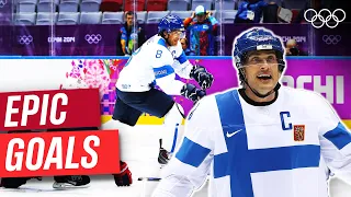 🏒 Теему Селянне – лучший бомбардир в истории Олимпийских игр!