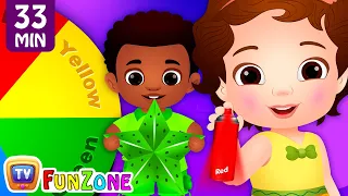 Let's Learn The Colors! + More ChuChu TV Funzone Nursery Rhymes & Toddler Videos