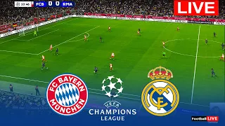 Bayern Munich vs Real Madrid LIVE | Semi Final UEFA Champions League 24 | Full Match All Goals | PES