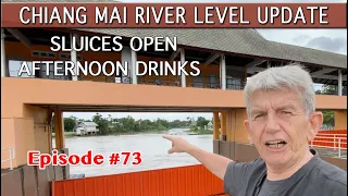 Chiang Mai Ping River Flow Update 24 August - Thailand Monsoon Rain