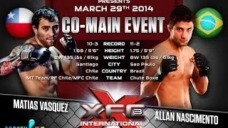 PROGRAMA REDE TV FIGHT XFC ALAN NASCIMENTO VS MATHIAS VASQUES