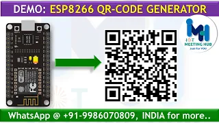 DEMO - ESP8266 QR-CODE GENERATOR