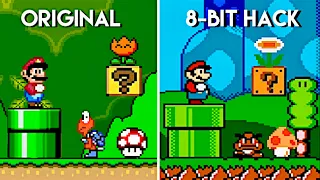 Super Mario World: AN 8-BIT LIKE HACK|Fan-made #supermariobros #smw #retrogaming