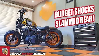 Install Budget Shocks on a Sportster 10.5 inch