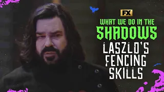 Laszlo’s Impressive Fencing Skills - Scene | What We Do in the Shadows | FX