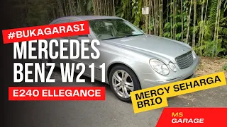 MERCY SEHARGA BRIO #BUKAGARASI | Mercedes Benz W211 E240 Tahun 2004. - Mobil Seken Bandung