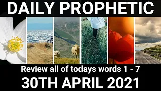 Daily Prophetic 30 April 2021 All Words