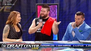 Kevin Owens interrupts the WWE Draft Central panel: July 19, 2016