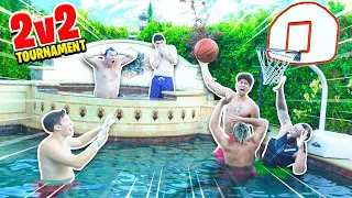 EPIC 2HYPE 2v2 POOL Mini Basketball TOURNAMENT!