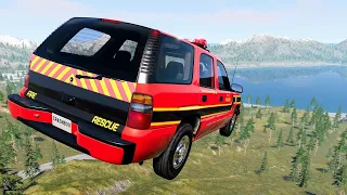 Dangerous Driving truck and Car Crashes game rally bar [BeamNG.Drive]gameplay _ #4k #truck