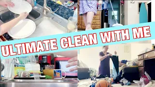 ULTIMATE CLEAN WITH ME || EXTREME CLEANING MOTIVATION || CHRISTIAN MOM MOTIVATION