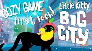 Cozy Cats Wearing Hats!🤍 | Little Kitty, Big City | Cozy Game FIRST LOOK