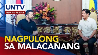 Ukraine Pres. Volodymyr Zelenskyy, nakipagkita kay Pres. Marcos Jr. sa Malacañang