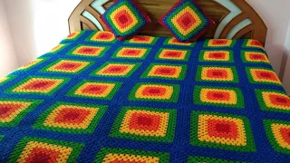 क्रोशिया की बेडशीट/crochet of bedcover.