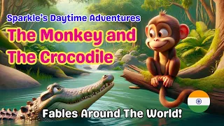 The Monkey and The Crocodile | Fables From Around The World | Story Time for Kids