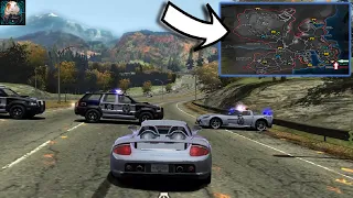 Mission: Blitz the World Map ( Porsche Carrera GT) - Need For Speed Most Wanted | Epic Police Chase!