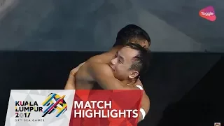 Diving Men's Synchronised 3m Springboard Final Highlights | 29th SEA Games 2017