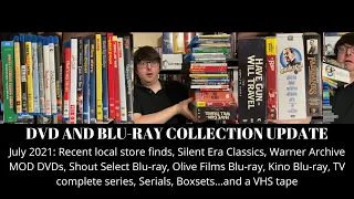Blu-Ray and DVD Collection Update: June 2021