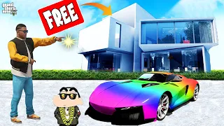 GTA 5 :IF Franklin Touch Any CARS And Turns Into FREE CARS! (GTA 5 Mods)