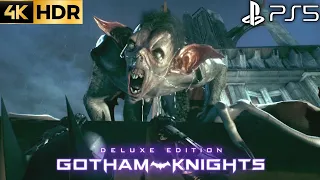 Man-Bat Boss Fight GOTHAM KNIGHTS Co Op Nightwing & Robin Vs Man Bat Boss Fight 4K Ultar HDR PS5