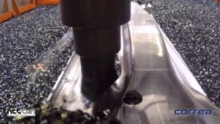 Forging mould machining by Correa milling machine