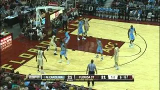 North Carolina vs Florida State Men's Basketball Highlights