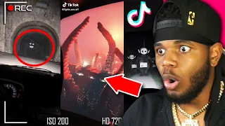 Reacting to the SCARIEST CGI MONSTER TikToks on The Internet...