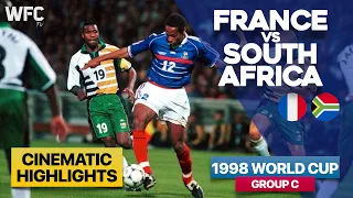 France 3-0 South Africa | 1998 World Cup Group C Match | Highlights & Best Moments