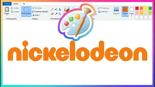 NICKELODEON LOGO  IN MS PAINT - 2021