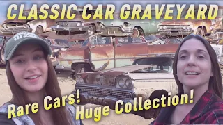 CLASSIC CAR GRAVEYARD!! AWESOME FINDS!!!! MANY RARE CARS!!!