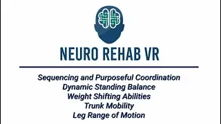 Sequencing, Purposeful Coordination, Dynamic Standing Balance in Virtual Reality