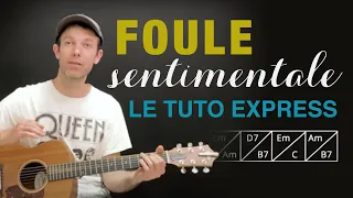 🟢 Foule Sentimentale | Alain Souchon | Tuto Guitare Trop facile 😋