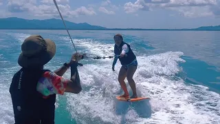 Wakesurf Bros - First Try Wakesurfing