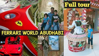 Ferrari world Abudhai | world'sfastestRollercoaster | fulltourpart-1 | 4k | Yasmall @ramyacreation3848