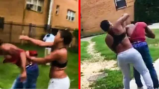 When Females Fight Back at Men